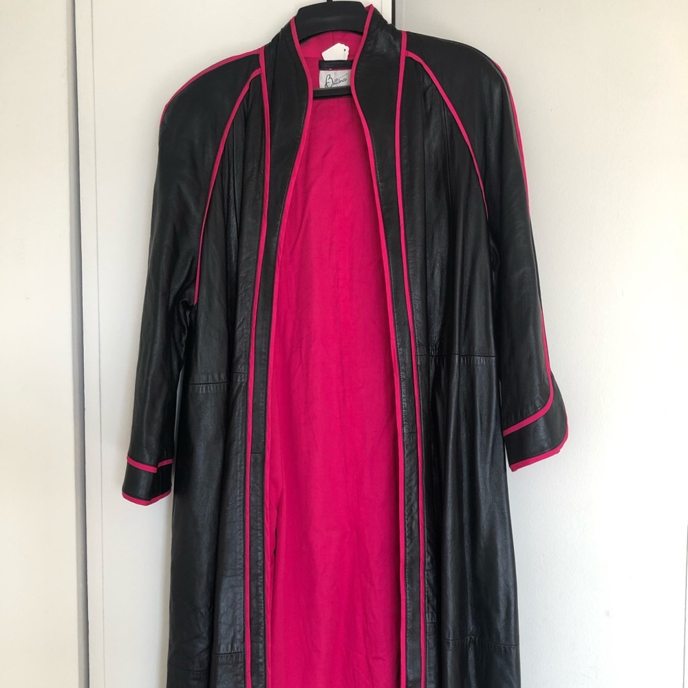 Bettina Leather Duster